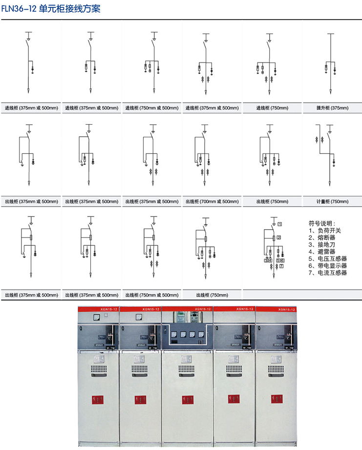 XGN15-12户内交流高压六氧化硫环网柜3