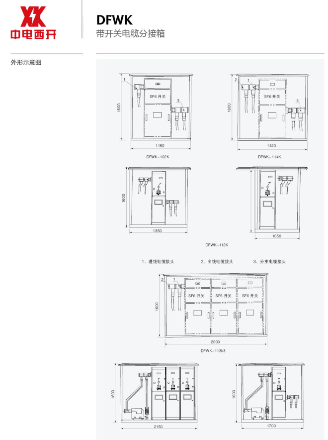 带开关电缆分接箱
