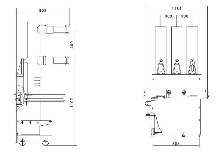 ZN85-40.5系列户内高压真空断路器
